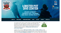 Desktop Screenshot of lobsterpotdivecenter.com